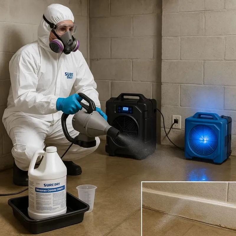 Sanitization and Odor Removal process in Parchment, MI