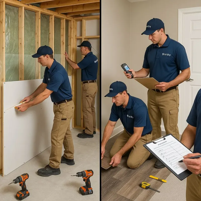 Repairs and Reconstruction process in Parchment, MI